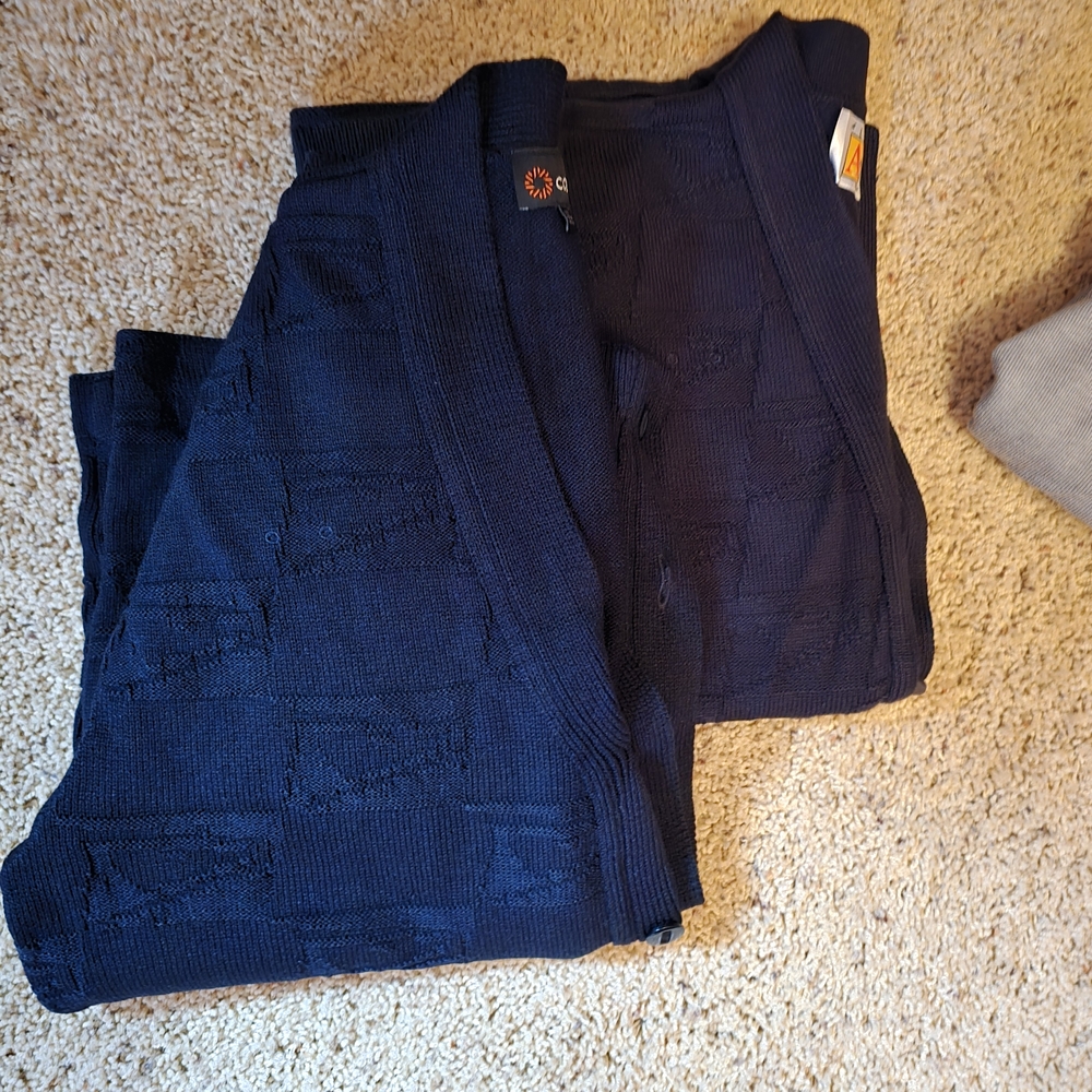 Deep Blue Knit Sweater